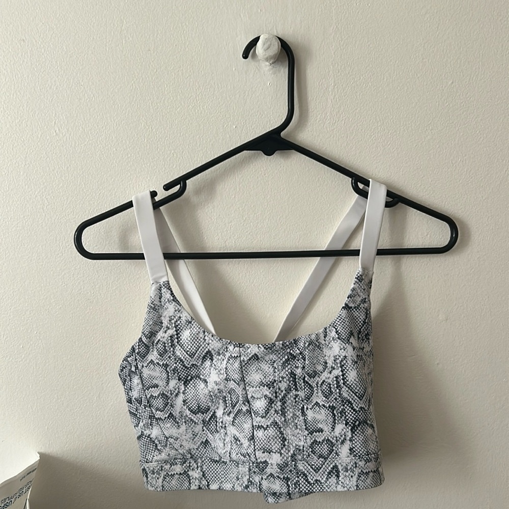 Soulcycle Snakeskin Sports Bra SIZE L